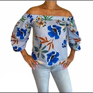 Zara off the shoulder blouse